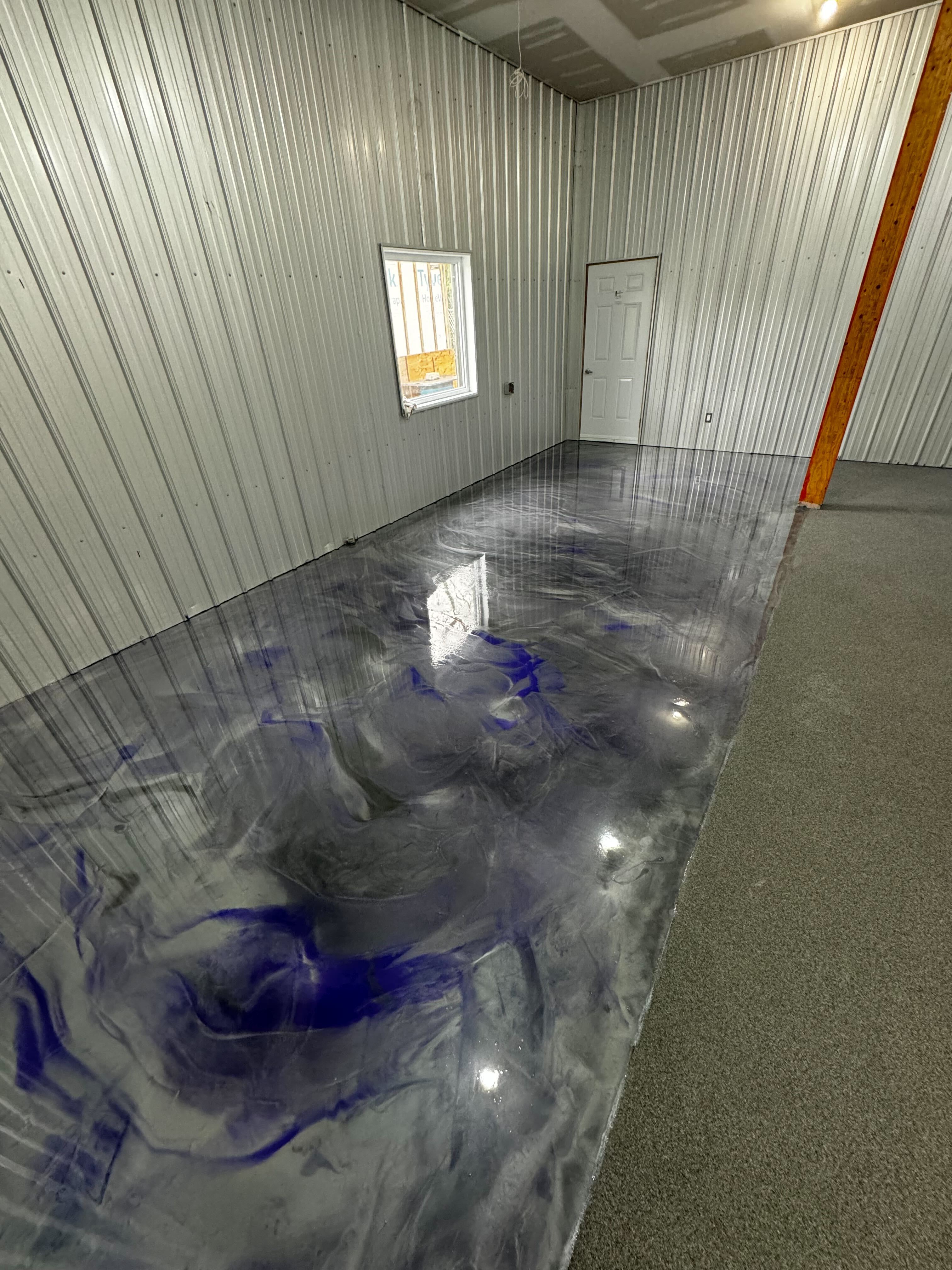 Plancher en époxy réalisé par Epoxy FB